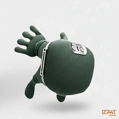 Tazzi RelaxingTouch neck and shoulder massager photographed against a clean white background — studio product image showing all design details, massage nodes, and brand finish